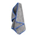 Microfibre Cloth Fleece Dry Towel Grey 500mm X 700mm 1000gsm